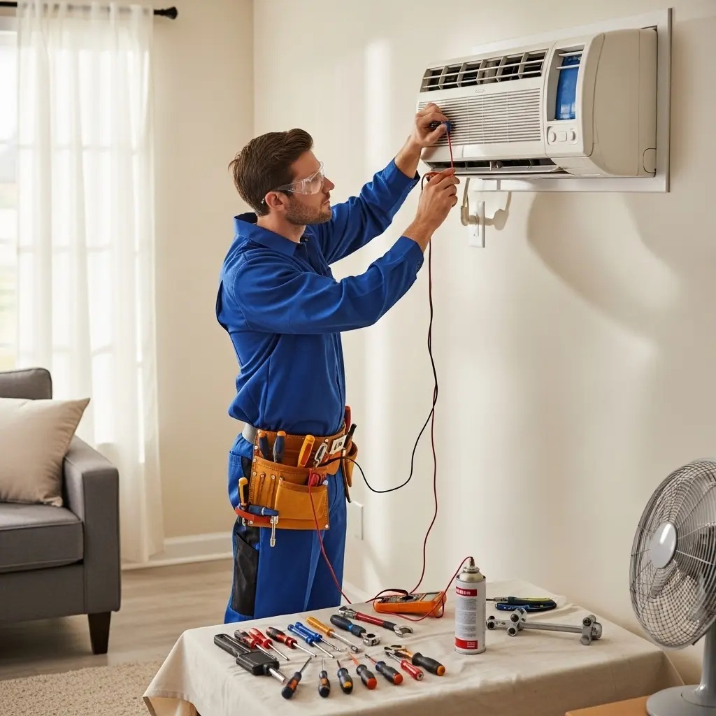Küçükçekmece Baxi Baxi klima gaz dolumu ve bakım – Enerji verimliliği artırıldı. - Teknik servis örneği